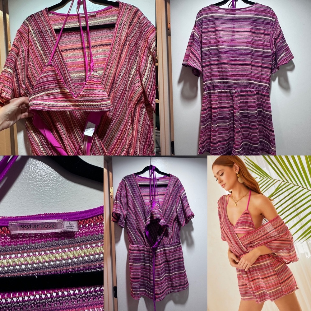 Vici cover up romper with bra